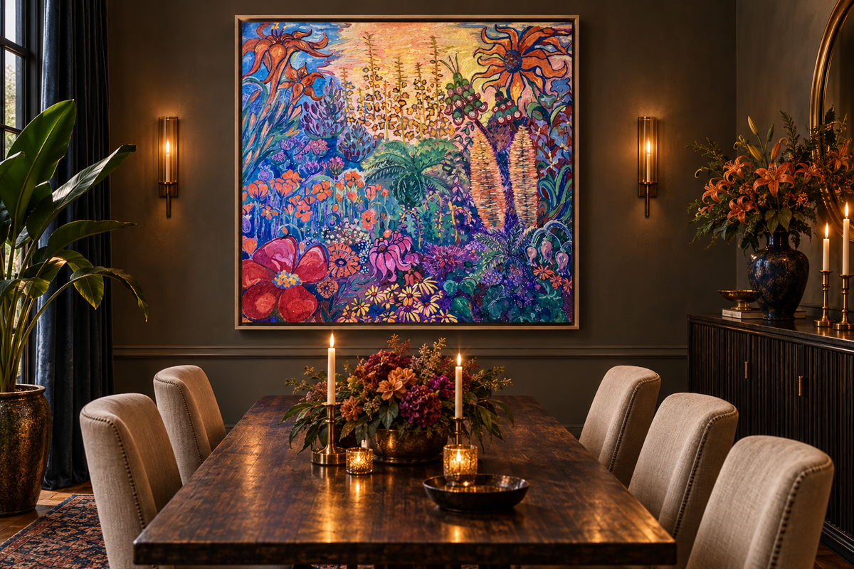 Tropical Garden in Dining Room